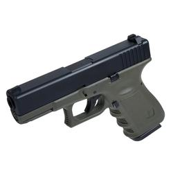 PISTOLA AIRSOFT G23 BLOWBACK 6 MM VERDE TACTICO