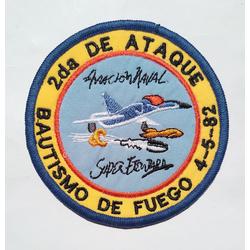 2º DE ATAQUE BAUTISMO DE FUEGO 4-5-82 - AVIACION NAVAL - SUPER ETENDARD