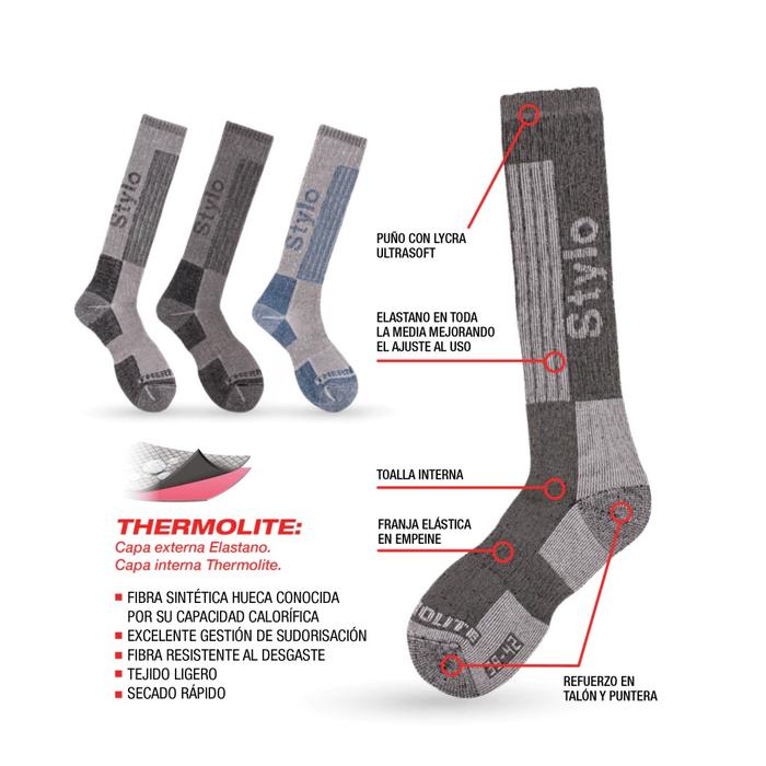 MEDIA 3/4 TREKKING THERMOLITE - 515