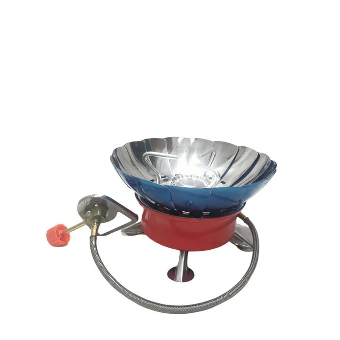 CALENTADOR ANAFE PORTATIL ENCENDIDO ELECTRNICO CON PARAVIENTO