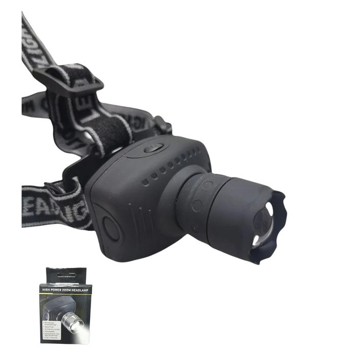 LINTERNA FRONTAL POWER ZOOM 160 LUMEN LED