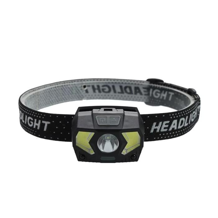 LINTERNA FRONTAL CON MULTIPLES LEDS A PILAS