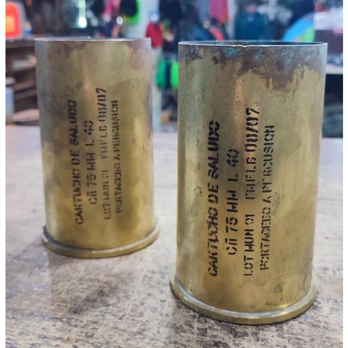 VAINA 75mm DE SALUDO EN BRONCE