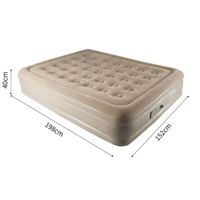 COLCHN INFLABLE CON BOMBA INTEGRADA USB 2 PLAZAS