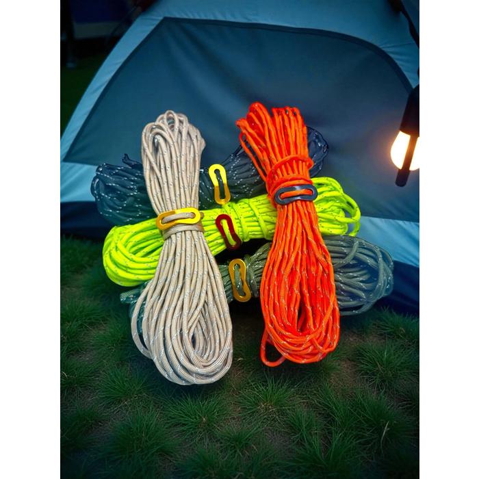 SOGA CUERDA CON TIRA REFLECTANTE Y HEBILLA 15 METROS