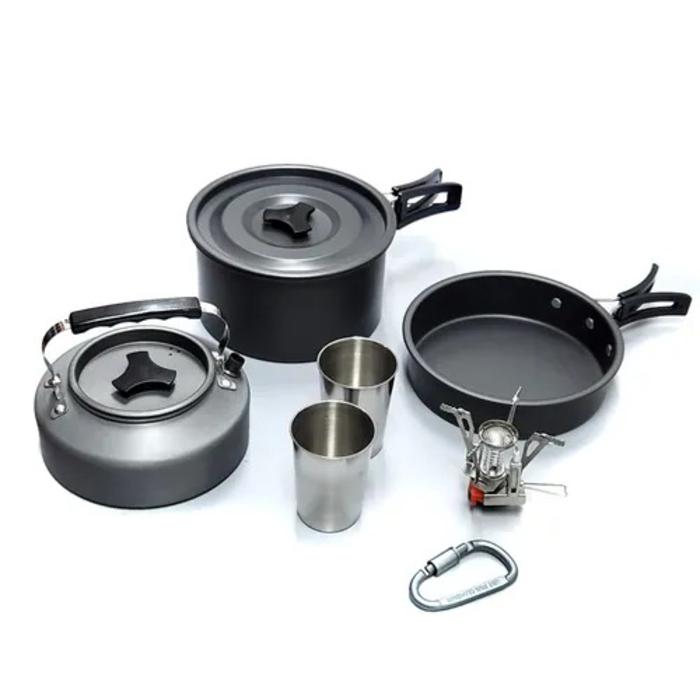 MARMITA DE OLLAS, VASOS Y ANAFE