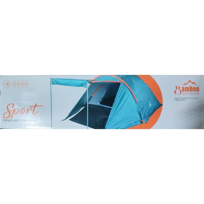 CARPA BAMBOO SPORT PARA 4 PERSONAS