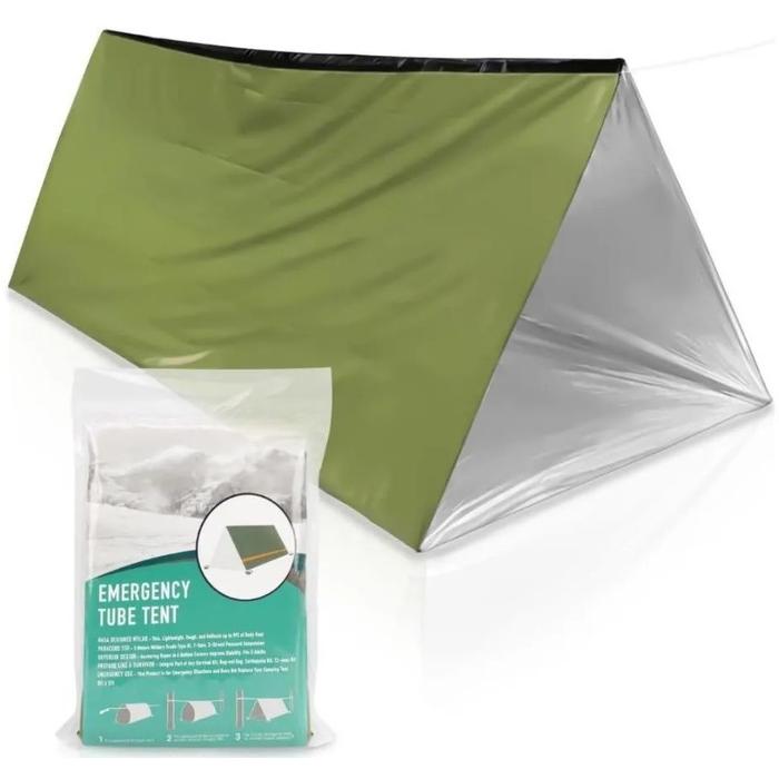 CARPA EMERGENCIA REFORZADA VERDE 240CM*150CM