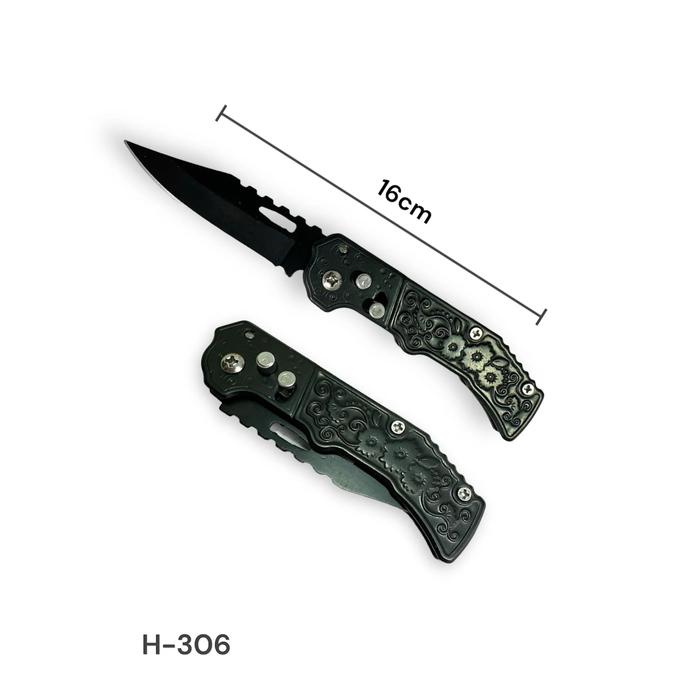 NAVAJA AUTOMÁTICA CHICA NEGRA