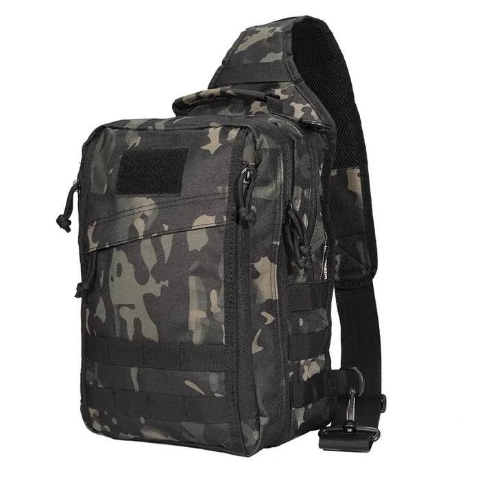 MOCHILA MORRAL EN BANDOLERA  - TACTICA Y CON PORTA ARMA