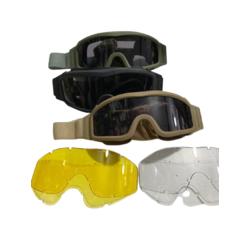 ANTIPARRAS TACTICAS CON LENTES INTERCAMBIABLES 
