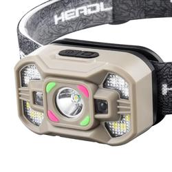 LINTERNA FRONTAL LED XPE + COB 90 LUMENES RECARGABLE USB