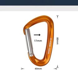 MOSQUETN DE ALUMINIO ALTA CLIDA PARA ACCESORIOS